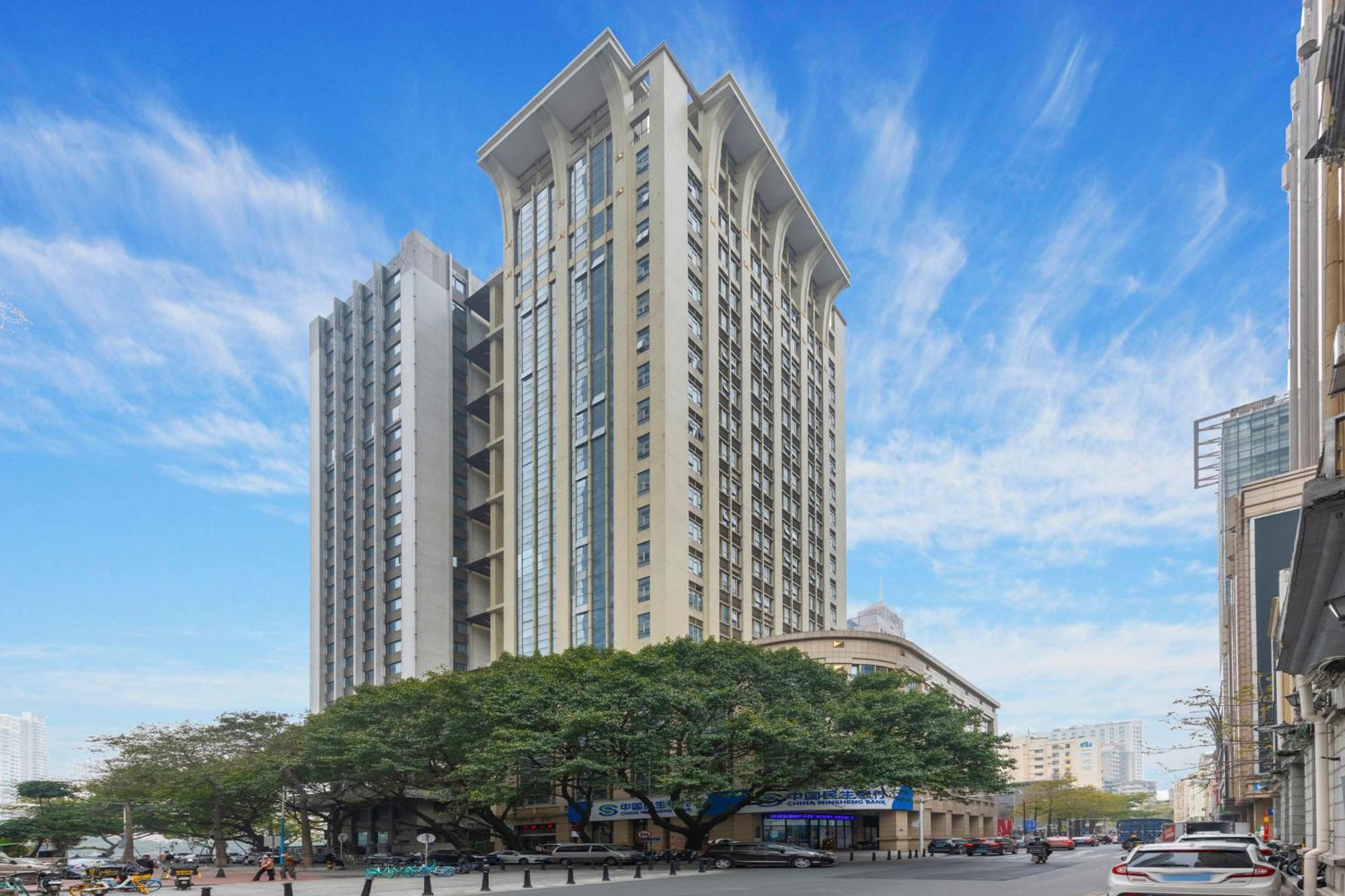 Waifiden Duplex Hotel Apartment Zhongyong Jinyu Branch-Free Shuttle Bus During The Canton Fair エクステリア 写真