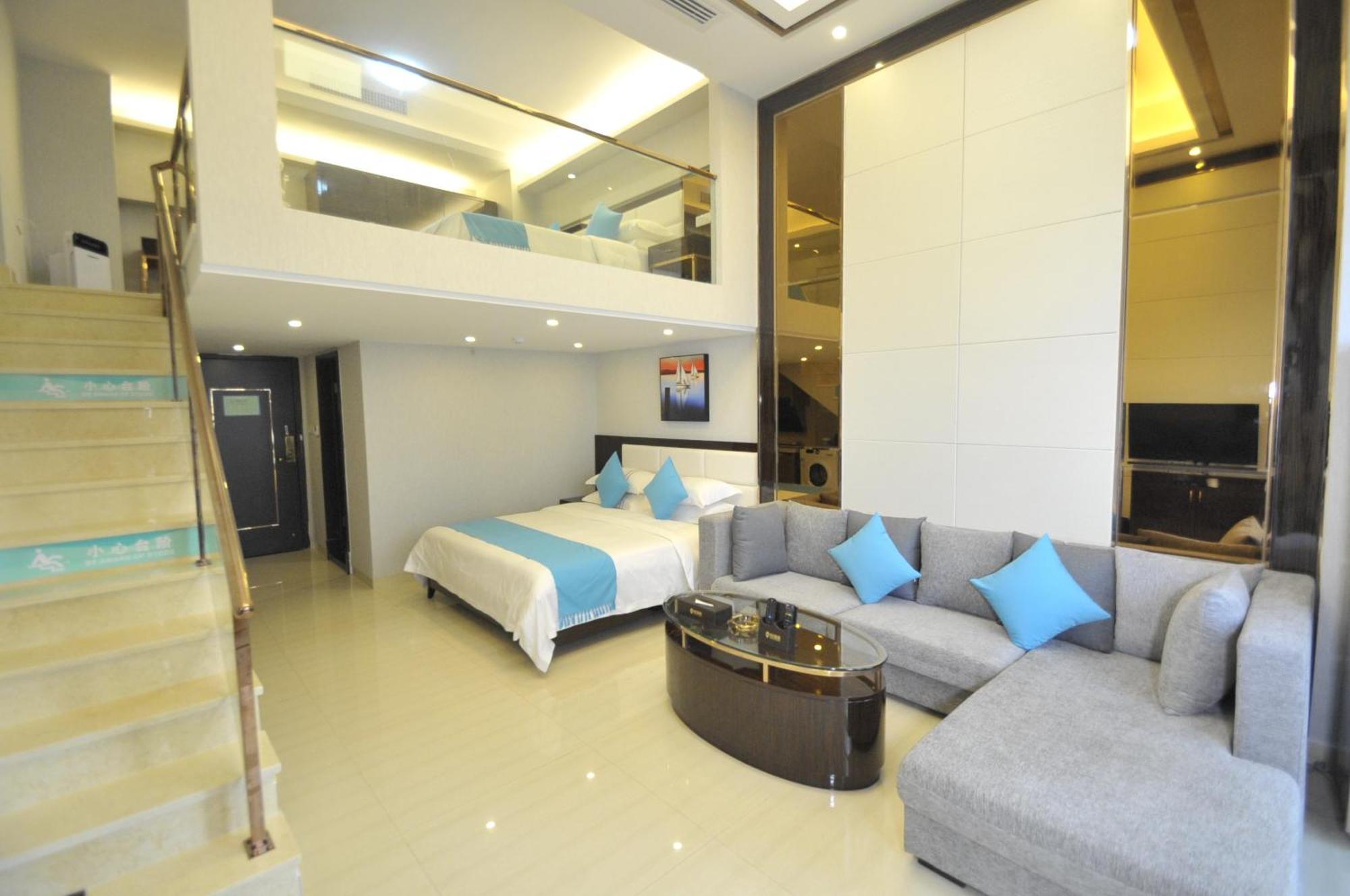 Waifiden Duplex Hotel Apartment Zhongyong Jinyu Branch-Free Shuttle Bus During The Canton Fair エクステリア 写真
