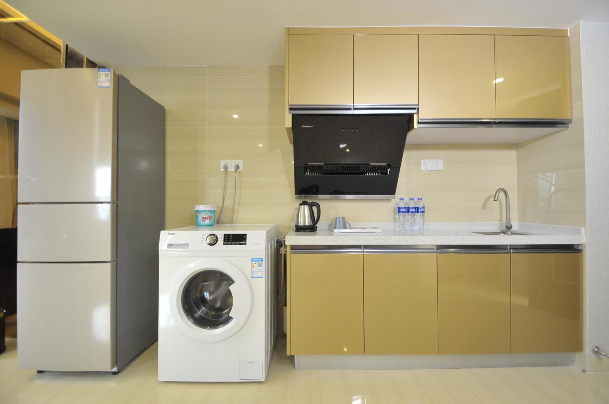 Waifiden Duplex Hotel Apartment Zhongyong Jinyu Branch-Free Shuttle Bus During The Canton Fair エクステリア 写真