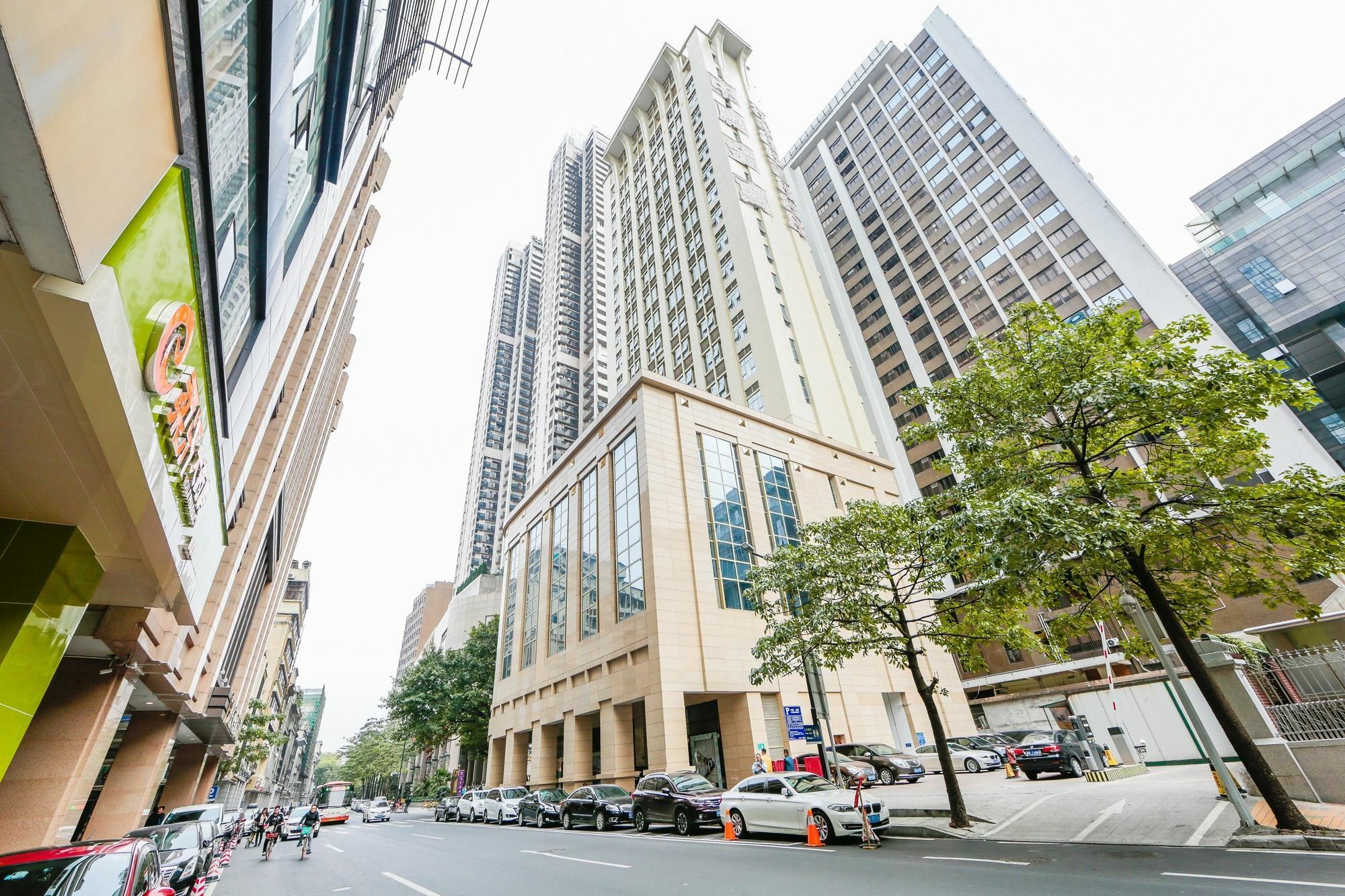 Waifiden Duplex Hotel Apartment Zhongyong Jinyu Branch-Free Shuttle Bus During The Canton Fair エクステリア 写真