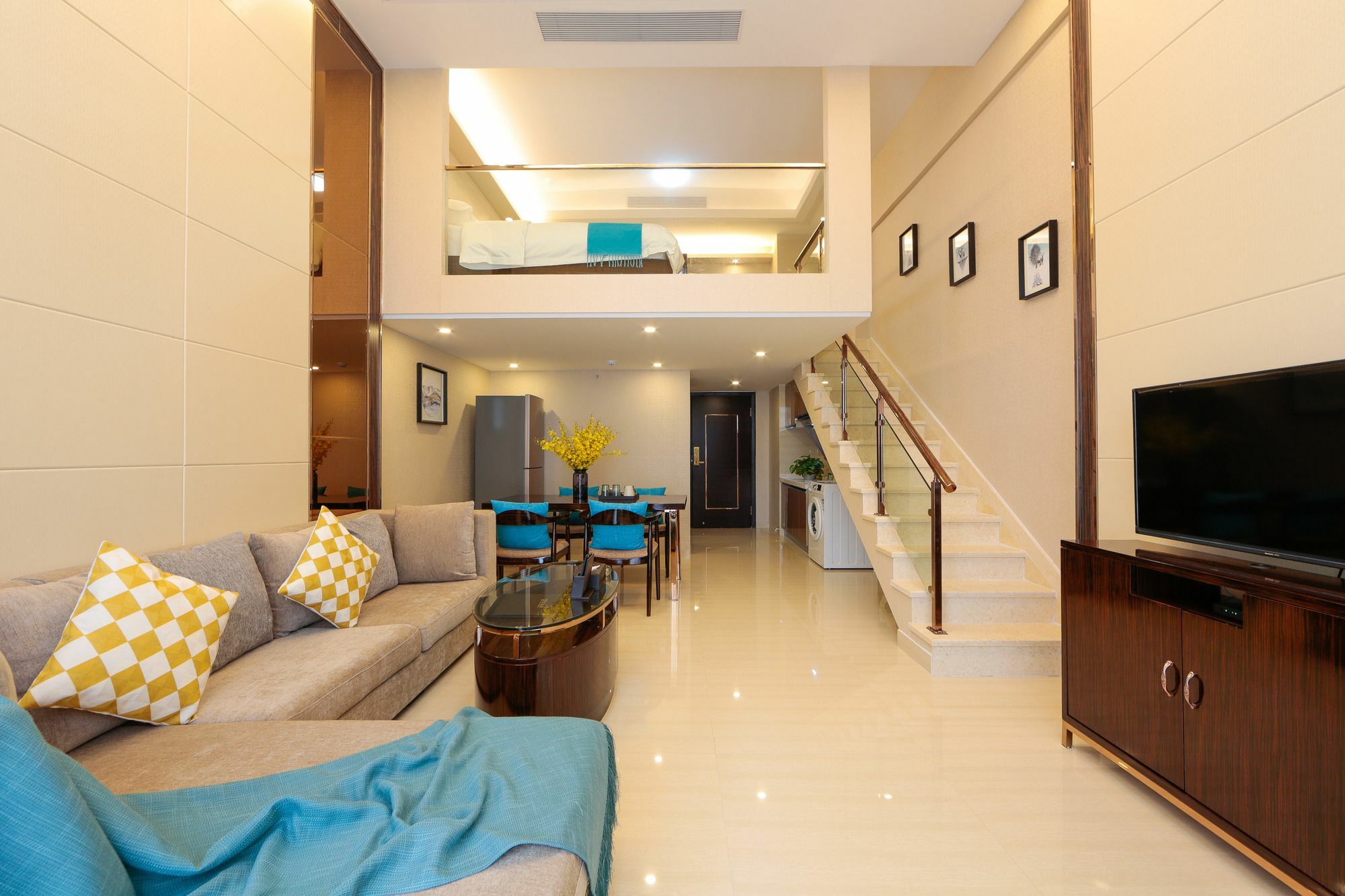 Waifiden Duplex Hotel Apartment Zhongyong Jinyu Branch-Free Shuttle Bus During The Canton Fair エクステリア 写真